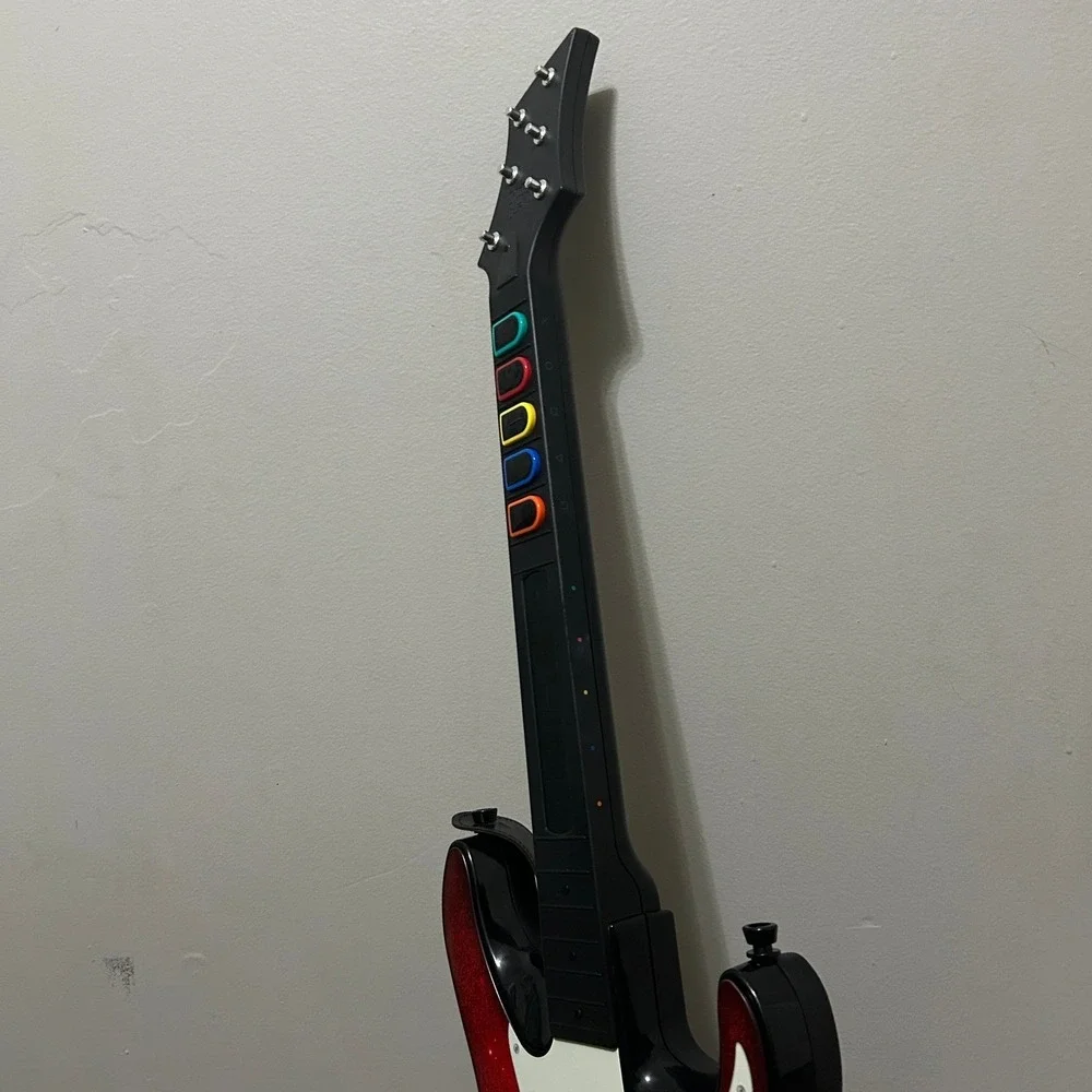 Activision Guitar Hero World Tour PS2 PS3 Wireless Controller Only Red Sparkle